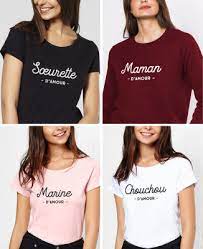 Check spelling or type a new query. Soldes T Shirt Imprime Femme Personnalise En Stock