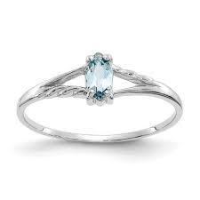 January birthstone february birthstone march birthstone april birthstone may birthstone june birthstone july birthstone august birthstone september birthstone october birthstone november. 10k 14k White Gold Aquamarine March Birthstone Ring Sparkle Jade