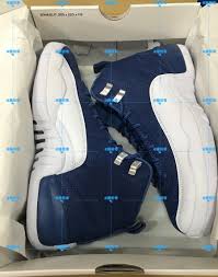White leather panels on lateral and medial side. Air Jordan 12 Indigo Stone Blue 130690 404 Release Date Info Sneakerfiles