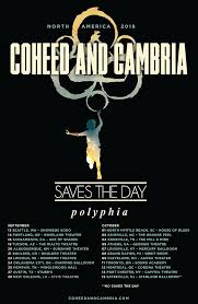 Saves The Day Announce Tour With Coheed And Cambria Polyphia Coheed And Cambria Tour Posters Band Posters
