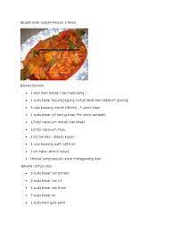 Jadi saya masak main letak jer ikut apa yang ada di dapur. Resepi Ikan Siakap Masak 3 Rasa