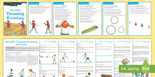 Other times, plain old catching and throwing becomes boring and a bit more fun needs to be injected into the game. Pe Ball Skills Pe Display Resources Posters