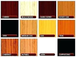 wood furniture colors types of exclusive color chart for