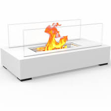 Pour fire gel fuel into the bowl over the rocks. Regal Flame Utopia Ventless Indoor Outdoor Fire Pit Tabletop Portable Fire Bowl Pot In White 1 Qfc