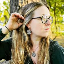 My mom made a “Spirit of the Night” tray. Isn't it a beauty?!  #spiritofthenight #pottery #handmadepottery