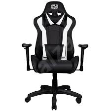 Alistar gaming chair racing office chair ergonomic massage chair pu leather recliner computer game chair with headrest and lumbar pillow rolling swivel task chair blue limited time offer, ends 04/13 type: Cooler Master Caliber R1 Black And White Gaming Chair Alzashop Com