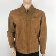 Ae Di Milano Emporio Collezione Mens Brown Full Zip Suede Leather Jacket Sz S Aedimilano Jacket Mens Coats Brown Suede Jacket Mens Tops