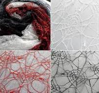 1Yard Halloween Stage Decoration Spider Web Jacquard Lace Fabric Soft  Polyester Mesh Hexagonal Fabric For Performance Clothes - AliExpress