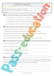 Cm1 conjugaison exercices exercices à imprimer fichier futur imparfait passé simple présent. Evaluation Et Bilan Pour Le Cm1 Sur L Imparfait Des Verbes Des 1er Et 2eme Groupes