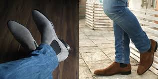 The history of chelsea boots. Mens Suede Chelsea Boots Thomas Bird