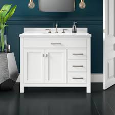 Bathroom vanity cabinets are available in all 150+ of our cabinet door styles and come with a limited lifetime. Mercury Row Atencio 42 Single Bathroom Vanity Reviews Wayfair