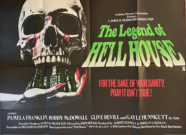 The Legend of Hell House Original British Quad Film Poster - Blue Robin  Collectables