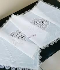 Dantel Masa Ortusu Runner Dantel Oya Nevresim