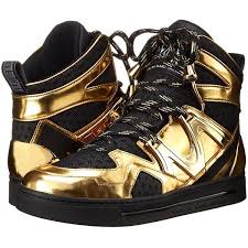 Black And Gold Womens Shoes Marc By Marc Jacobs Ninja Hi Top Sneaker Women S Shoes Black High Top Sneakers Black And Gold Shoes Women Shoes