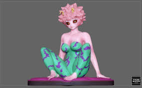 STL file ASHIDO MINA MY HERO ACADEMIA ANIME CHARACTER SEXY CUTE GIRL 🫦 ・3D  printing idea to download・Cults