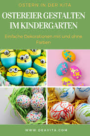 Die Kinder Werden Bereits Im Kindergarten Auf Das Bevorstehende Osterfest Vorbereitet Es Wird Gebastelt Und Gehandwerkelt Und Dabei Sollte D In 2020 Easter Eggs Easter