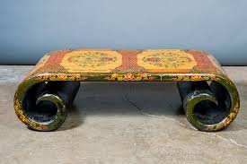 Skillfully crafted in antique tibetan style. B029 Tibetan Scroll Table Uuk Best Of Both Worlds Imports And Design