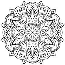 The unique mandala coloring page is different from the others,it is really unique indeed.enjoy. Coloring Book Mandalas For Kids Novocom Top
