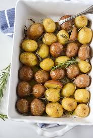 Rosemary Roasted Potatoes Rosemary Roasted Potatoes Baby Potato Recipes Vegan Recipes
