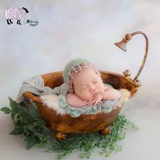 Your baby's very first photo shoot has to be special! Newborn Iron Bathtub Basket Photography Props Infant Baby Photo Shoot Studio Summer Posing Props Bebe Fotografia Accessories Hats Caps Aliexpress