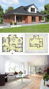 Fertighaus Bungalow Mit Ausgebautem Dachgeschoss 3 Zimmer Grundriss 150 Qm Kuche Offen Innen Einrichtung Modern Fertighaus Bungalow Haus Grundriss Bungalow