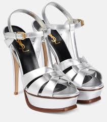 Silver discount chunky sandals