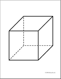Download and print these 3d printable coloring pages for free. Clip Art 3d Solids Cube Coloring Page I Abcteach Com Abcteach