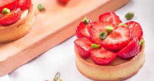 Tartetelettes Aux Fraises Et Aux Pistaches Pistache Tarte Fraise Mascarpone Mini Tarte
