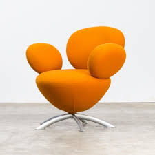 For Sale Through Vntg Beautiful Friendly Round Orange Design Balloon Chair 1990s 74668 Dining Chair Makeover Orange Design Vintage Dining Chairs