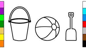 39+ shovel coloring pages for printing and coloring. Beach Bucket Ball Shovel Coloring Pages For Kids Youtube