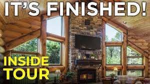 Cabintek the woody log home kits arkansas. Episode 7 Log Home Construction It S Finished Complete Walkthrough Tour Inside Youtube