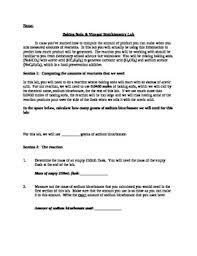 Achieveressays.com is the one place where you find help for all types of assignments. Stoichiometry Lab Answers