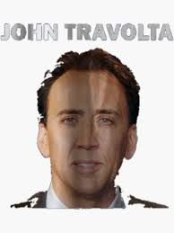 John Travolta Nicolas Cage (6)" Sticker for Sale by SmtNew7319
