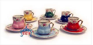 Galeri Set Kahve Fincan Saray Fincan Porselen Fincan Kahve Turk Kahvesi