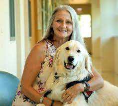 Current on shots and have a great personality. This Golden Retriever Is An Award Winning Service Dog American Kennel Club