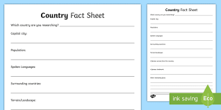 Is the eurogroup assists its customers during the development of their products, recommending the technologies most appropriate to their requirements. Country Fact File Template Primary Resources