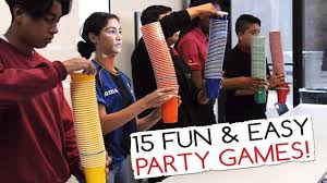 15 Fun Easy Party Games For Kids And Adults Minute To Win It Party Youtube Group Games For Kids Minute To Win It Games Minute To Win It