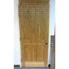 mgp natural solid rod pocket sheer curtain 36 in w x 78 in l bbc 36 the home depot bamboo beaded curtains beaded curtains beaded curtains doorway