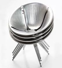 Ross Lovegrove Creates Infinitely Stackable Diatom Chair For Moroso Aluminum Chairs Basket Chair Chair Design