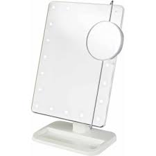 wall mounted makeup mirror with lights