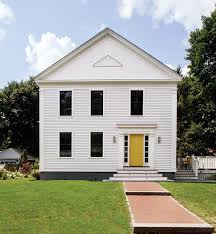 One story farmhouse plans typically feature sprawling floor plans with plenty of comfortable rooms for entertaining, dining and relaxing located in the center of the home. Contemporary Design For A New Old Greek Revival Old House Journal Magazine