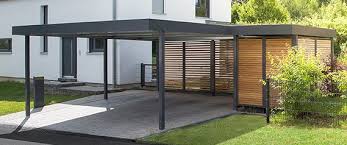 Voor uw auto plaatsje onder de zon,. Moderne Carports Und Garagen Massgeschneiderte Ideen