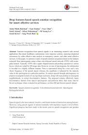 Most of the names generated should be compatible with free fire. Pdf Deep Features Based Speech Emotion Recognition For Smart Affective Services