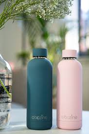 Gourde Inox Rose Ou Gourde Inox Bleue Garrafas De Agua Garrafas Copo De Aniversario