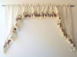 We constantly add new ideas. Vintage Rooster 3 Pc Kitchen Valance Window Curtains Kitchen Valances Rooster Print Barnyard Theme