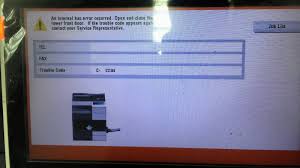 For more information, please contact konica minolta customer service or service provider. How To Fix Trouble Code C 2204 In Konica Minolta Bizhub C368 Corona Technical