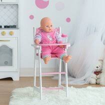 If you remove the seats, they become a rocking toy for the dolls! Baby Doll High Chair Wayfair