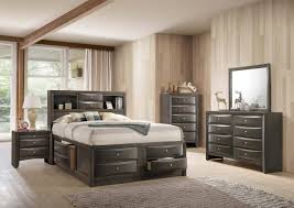 We feature ashley furniture beds, crownmark bedroom, & standard. Buy Crown Mark B4275 Emily Queen Storage Bedroom Set 5 Pcs In Gray Faux Leather Online