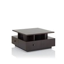 Cypher marble rectangular coffee table, gray by picket house. Furniture Of America Murry Modern Square Wood Storage Coffee Table In Espresso Walmart Canada