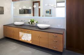 For double vanities, a width range of 60 to 72 inches is standard. 27 Floating Sink Cabinets And Bathroom Vanity Ideas